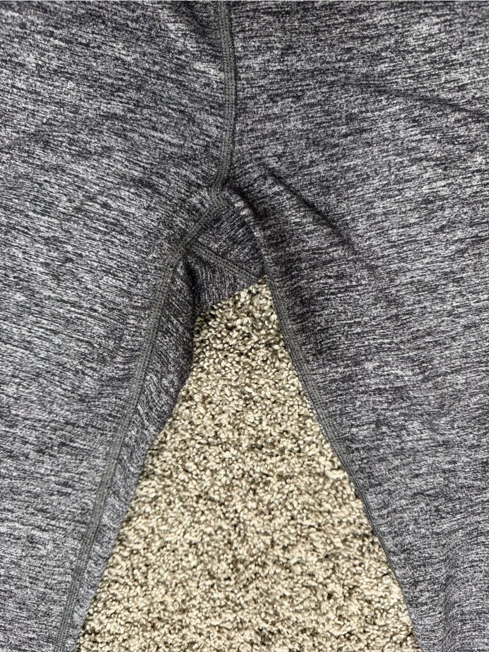 lululemon athletica Heathered Charcoal Flare Yoga Pants